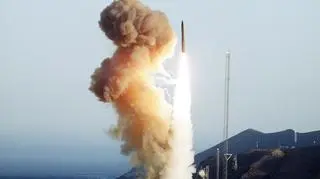 Testowe odpalenie rakiety Minuteman III (zdjęcie archiwalne) 