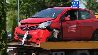 Wypadek na placu manewrowym. 68-letnia kursantka śmiertelnie potrąciła egzaminatora
