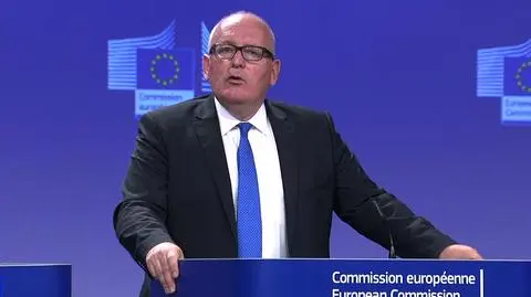 Timmermans o Polsce: uruchomienie art. 7 blisko