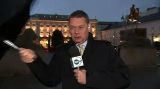 Rafał Poniatowski walczy z gradem