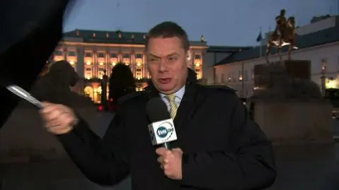 Rafał Poniatowski walczy z gradem