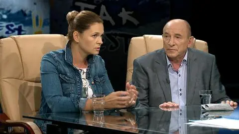 Barbara Nowacka i Leszek Melibruda w Tak Jest