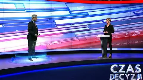 Maciej Woroch i Marcin Wrona "pojawili się" wirtualnie w studiu TVN24