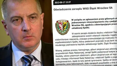 Co dalej ze Śląskiem Wrocław? "Mam nadzieję, że się porozumiemy"
