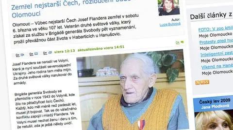 Zmarł najstarszy Czech
