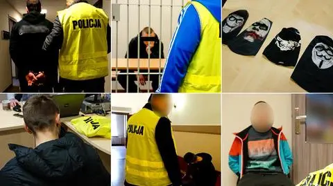 Pseudokibice pobili policjanta