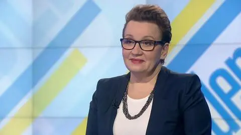 Anna Zalewska była gościem "Jeden na jeden" w TVN24