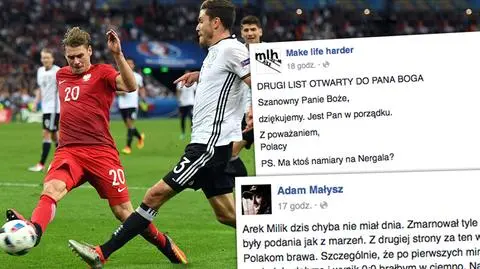Komentarze w sieci po meczu Niemcy-Polska