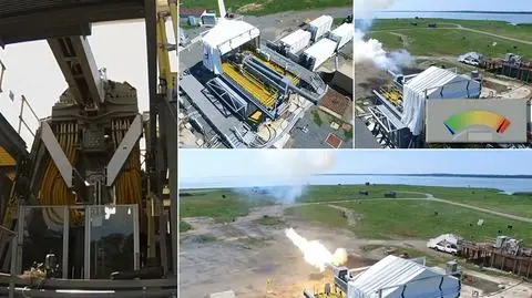 Railgun - futurystyczne działo na poligonie. Pierwsze strzały salwami