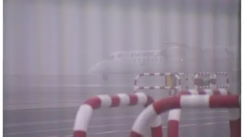 Mgła na wrocławskim lotnisku
