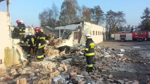 Wybuch gazu przy stacji LPG