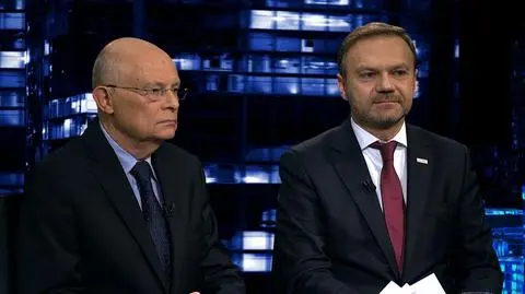 Były premier Marek Borowski i senator PiS Artur Warzocha w "Kropce nad i"
