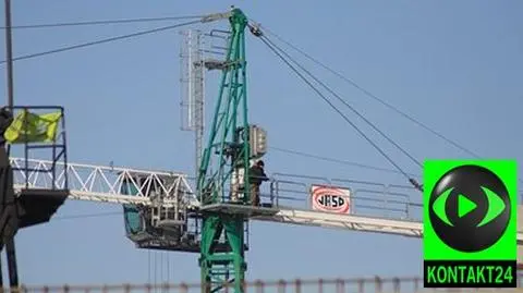 Nie dostał wypłaty. Groził, że skoczy