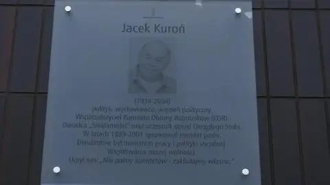Jacek Kuroń ma swój plac