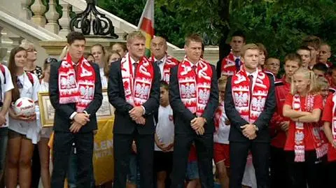 Reprezentanci w Pałacu Prezydenckim