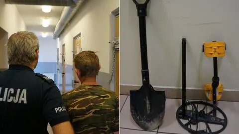 Racibórz. Zatrzymany za nielegalne poszukiwanie skarbów