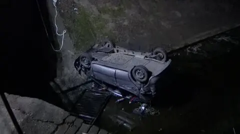 Kujawsko-Pomorskie: samochód wpadł do rzeki. Nie wiadomo, kto prowadził