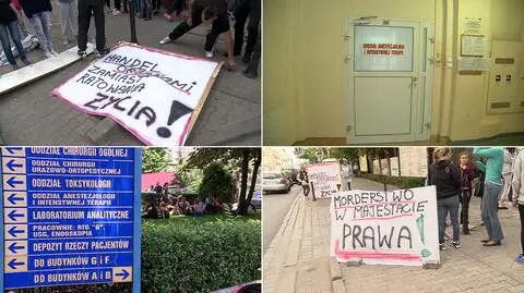 Znajomi i matka 17-latka protestują przeciwko decyzji lekarzy