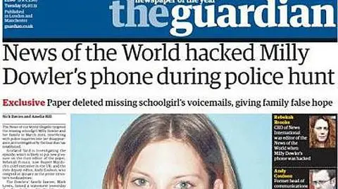 Guardian "będzie milczał"
