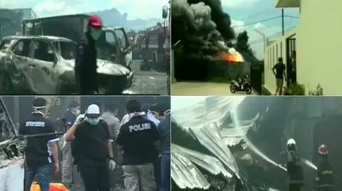 Indonezja. Zabici w pożarze fabryki sztucznych ogni