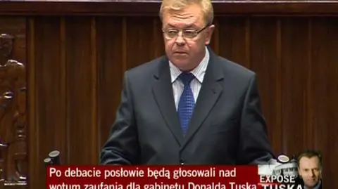 Chlebowski: To było spokojne, konkretne expose