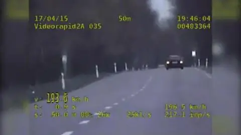 Gnał ponad 200 km/h, bo "spieszył się na swoją imprezę urodzinową"