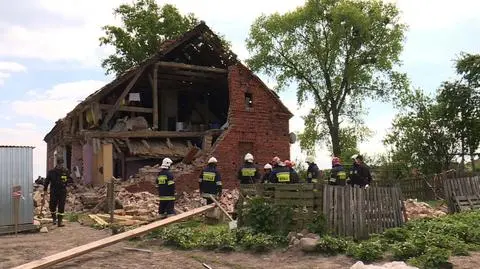 Wybuch gazu w domu, zawaliły się dwie ściany