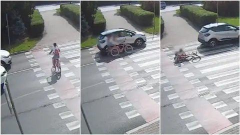 Potrącił 11-letnią rowerzystkę 