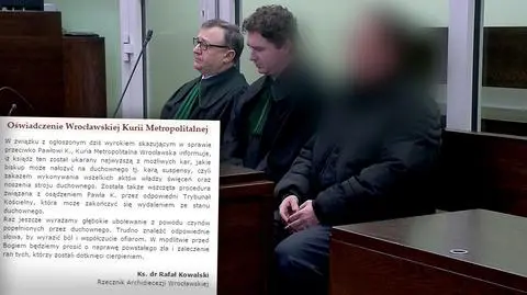 Proces trwał rok. Księdza na ogłoszeniu wyroku nie było