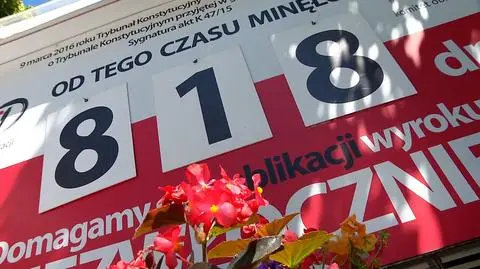 The government published three overdue rulings of Constitutional Tribunal. KOD ends protest after 818 days
