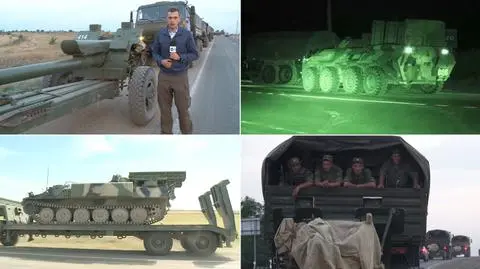 Rosja śle sprzęt w kierunku granicy