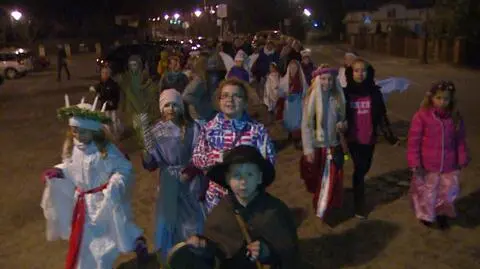 Dzieci uczestniczyły w pochodzie 