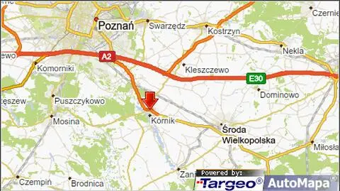Policyjna obława w Kórniku. Poszukiwany postrzelił się w głowę