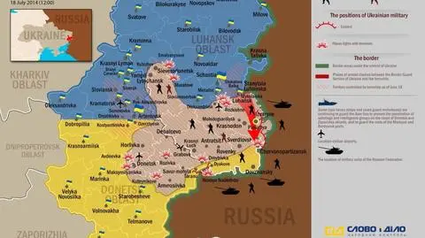 Bitwa koło Marinowki. Chcą zamknąć Ukraińców w "kotle"