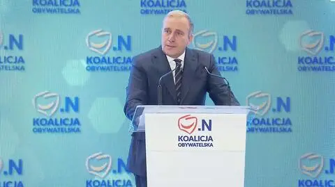 Civic Platform&#039;s leader Grzegorz Schetyna spoke at the Civic Coalition&#039;s (Civic Platform and Modern Party) convention in Bydgoszcz