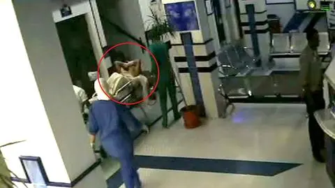 Najnowsze zdjęcia z monitoringu szpitala w Hurghadzie