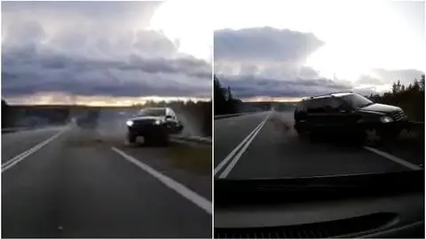 Policjant po służbie zapobiegł tragedii i zadbał o korytarz życia