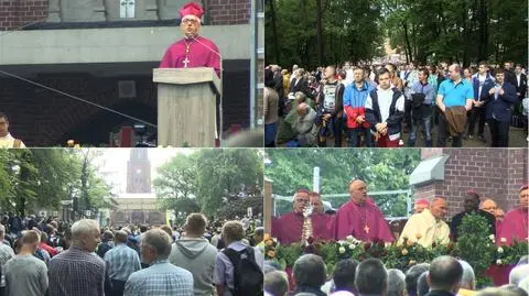 Piekary Ślaskie. Pielgrzymka mężczyzn i młodzieńców