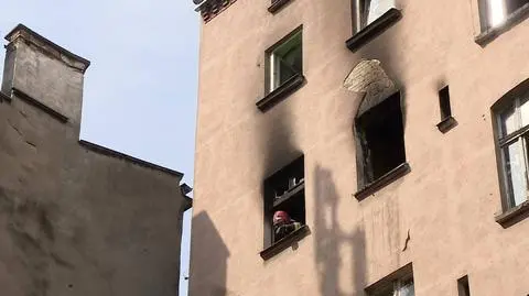 Pożar mieszkania we Wrocławiu