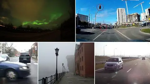 Ucieczka w oku kamery, szarża między pieszymi, a może zorza polarna?