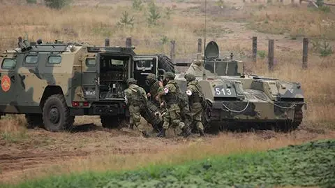 Nagranie: rosyjski pokaz siły w obwodzie kaliningradzkim