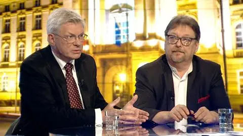 Andrzej Celiński i Andrzej Urbański w "Faktach po Faktach" 