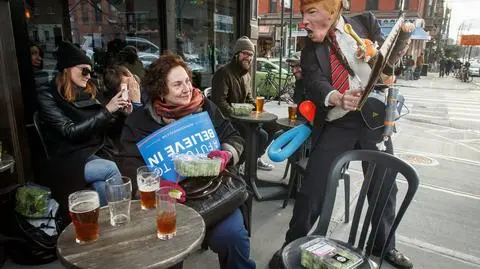 USA: nowojorscy zwolennicy Sandersa wierzą, że senator dokona zmian
