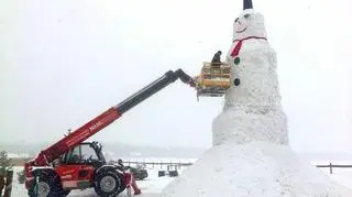 Budują największego bałwana w Polsce