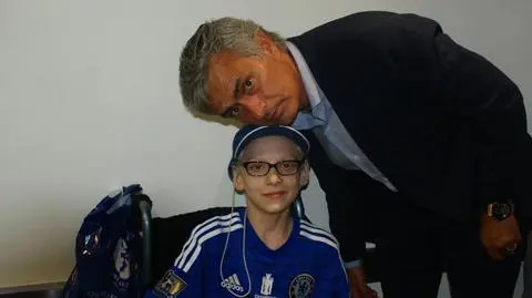 Ciężko chory Michał spełnił marzenie: spotkał zawodników Chelsea