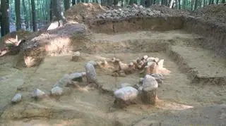 Kurhan w sopockim lesie 