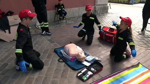 Strażacy-ochotnicy nie mogli świętować na pl. Piłsudskiego