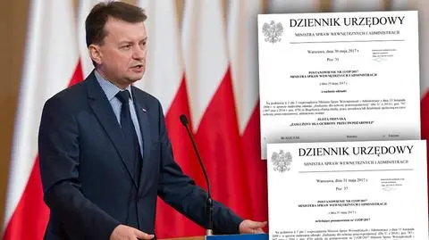 Mariusz Błaszczak przyznał sobie złotą odznakę i odmówił jej przyjęcia