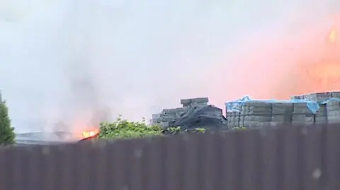 Wielkopolska: pożar stolarni