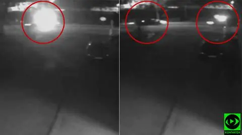 Nagranie zarejestrowano w piątek wieczorem